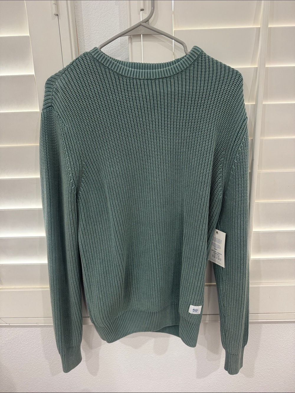 Katin Sage Green Crewneck Knit Sweater